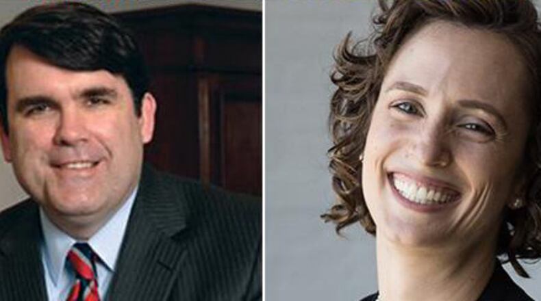 Public Service Commission candidates Chuck Eaton and Lindy Miller. The candidates faceoff in a runoff Dec.4