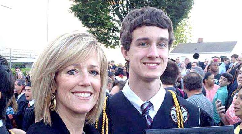 While a senior at Kell High School, Clark Jacobs took college calculus classes and got a 98 in both, his mother said. (Family photo)