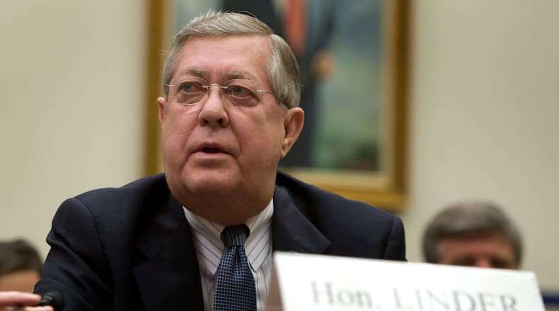 Then- U.S. Rep. John Linder, R-Ga., in 2007. (Photo by RICK MCKAY/Cox Washington Bureau)