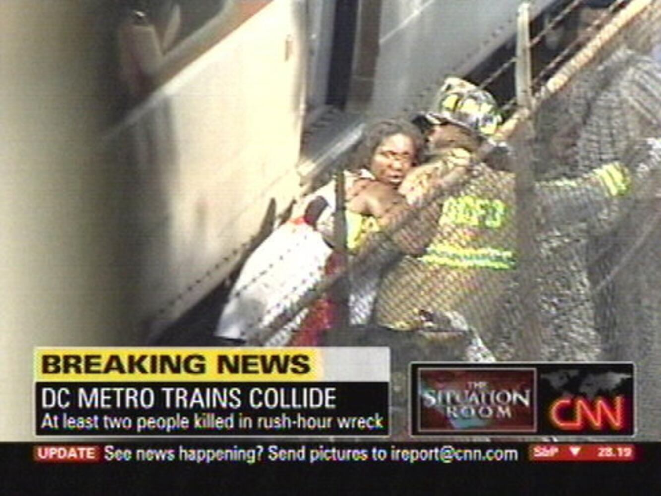 DC Metro trains collide at rush hour