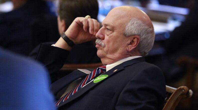 Controversial House member Tommy Benton, R-Jefferson is refusing to have his name associated with the new Martin Luther King Jr. statue that will be unveiled at the State Capitol. BOB ANDRES / BANDRES@AJC.COM