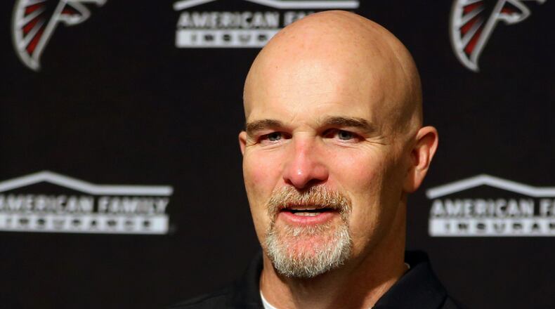 Falcons coach Dan Quinn