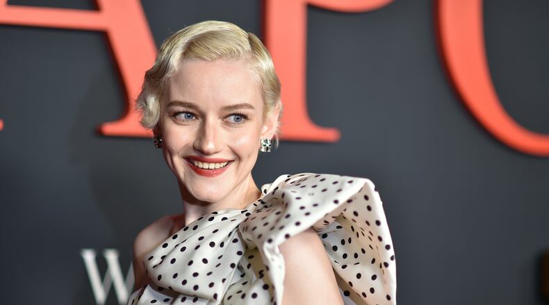 Julia Garner — pictured at the premiere of "Weapons" in July 2025 — filmed "Weapons" and "Ozark" in metro Atlanta and will shoot Apple TV's "Guilty Creatures" out of Eagle Rock Studios in Stone Mountain. (Richard Shotwell/AP)