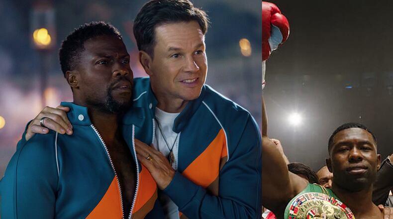 Kevin Hart and Mark Wahlberg star in Netflix's "Me Time" and Hulu looks at the life of Mike Tyson. PUBLICITY PHOTOS