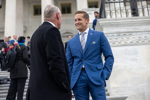 U.S. Rep. Rich McCormick, R-Ga., (right) has been appointed to the House Foreign Relations Committee. (Nathan Posner for the AJC)