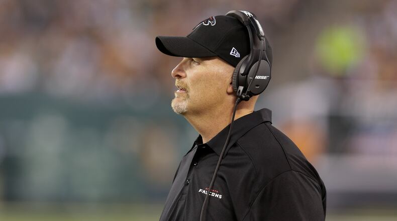 The Falcons hope Dan Quinn can improve their defense after it was the worst in the league in 2014. (AP Photo/Peter Morgan)