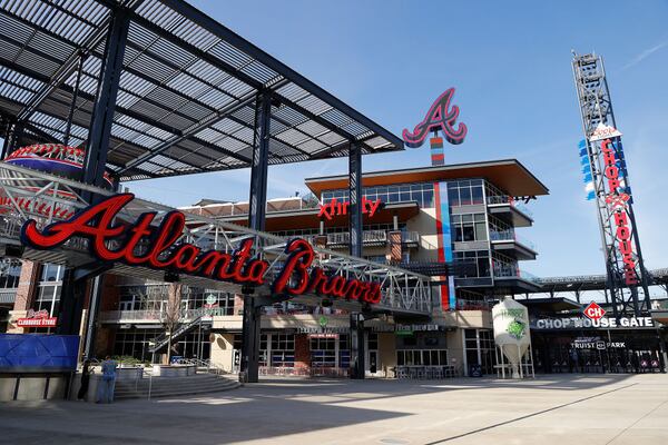  A general view of The Battery Atlanta connected to Truist Park, home of the Atlanta Braves.  Major League Baseball has postponed the start of its season indefinitely due to the coronavirus (COVID-19) outbreak.  (Photo by Kevin C. Cox/Getty Images)