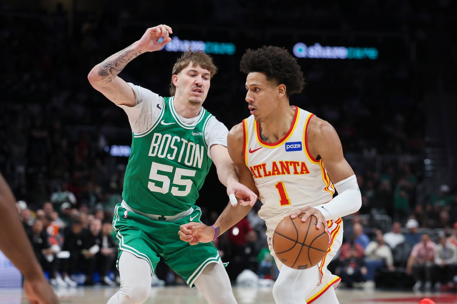 Atlanta Hawks host the Boston Celtics