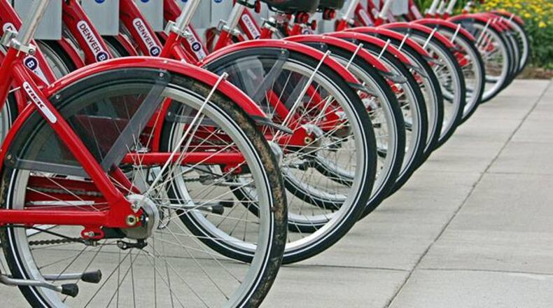 The city of Suwanee will unveil its brand new bike share program on Saturday. (Credit: City of Suwanee)