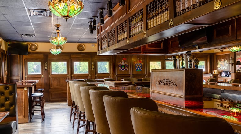 The bar at The Duke in Dunwoody.
