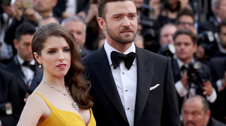 CANNES, FRANCE - MAY 11: Anna Kendrick and Justin Timberlake attend the 'Cafe Society' premiere and the Opening Night Gala during the 69th annual Cannes Film Festival at the Palais des Festivals on May 11, 2016 in Cannes, France. (Photo by Neilson Barnard/Getty Images)