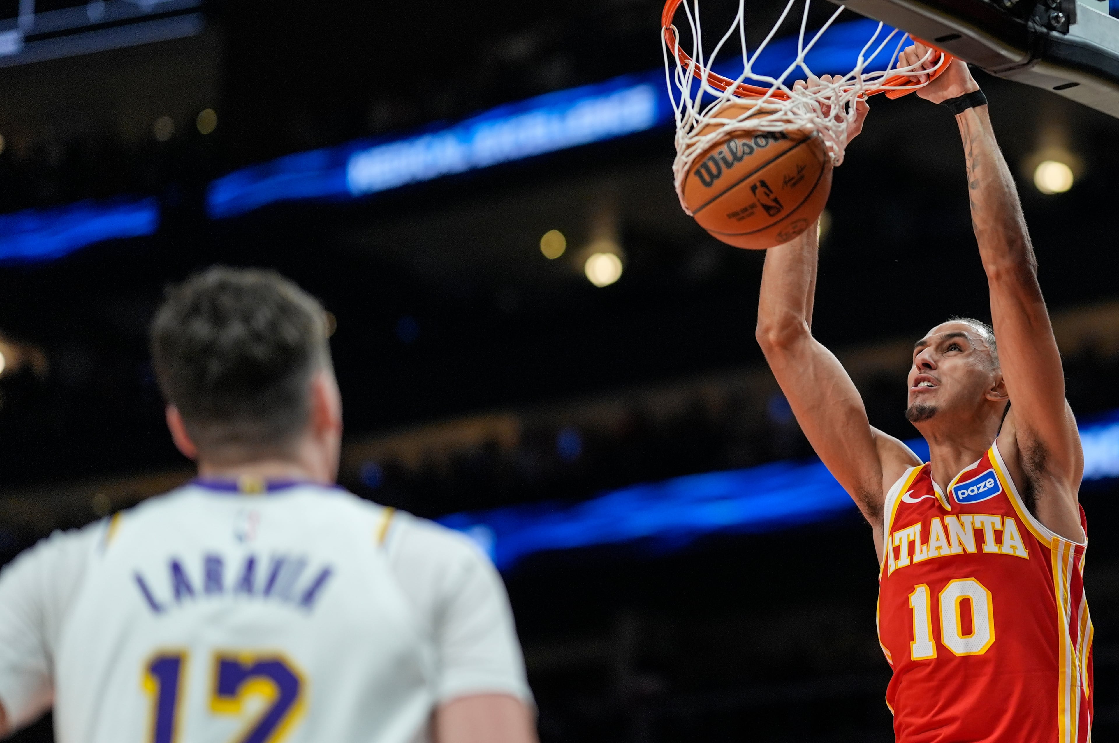 Lakers Hawks Basketball