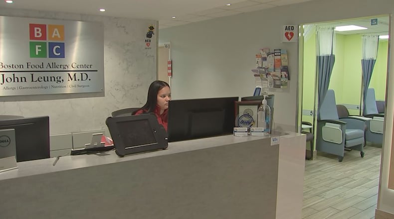 "Studies have shown repeatedly that there's a slow increase in prevalence of food allergies. I think it's a true increase in prevalence," said Dr. John Leung, Boston Food Allergy Center.(Boston25News.com)