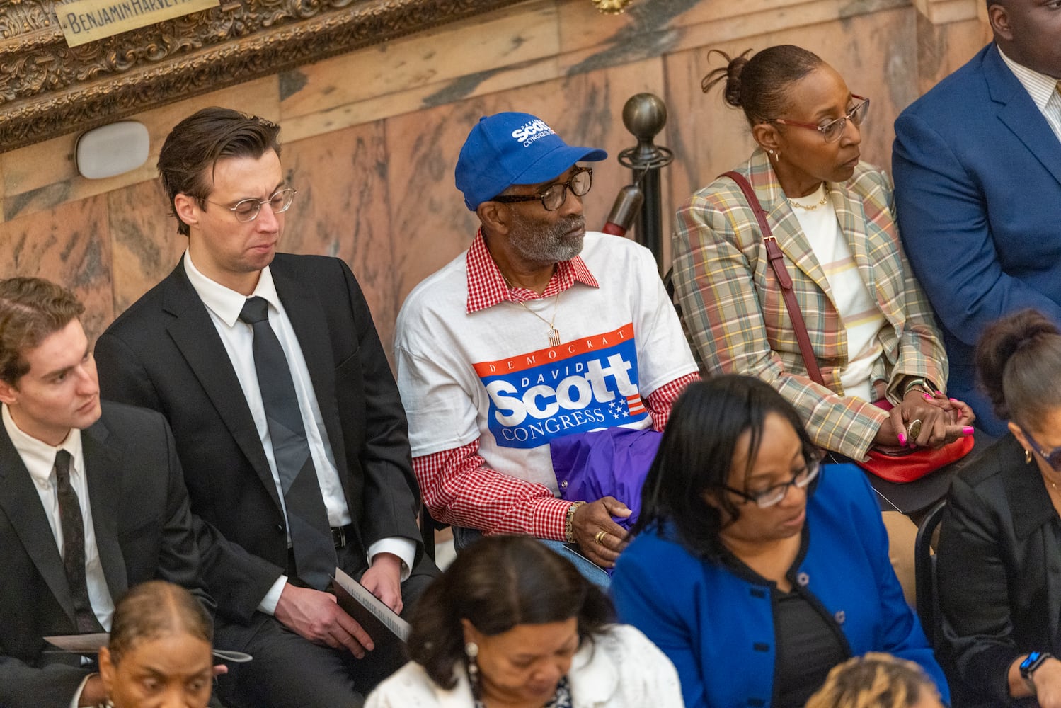 David Scott lie in state photo request