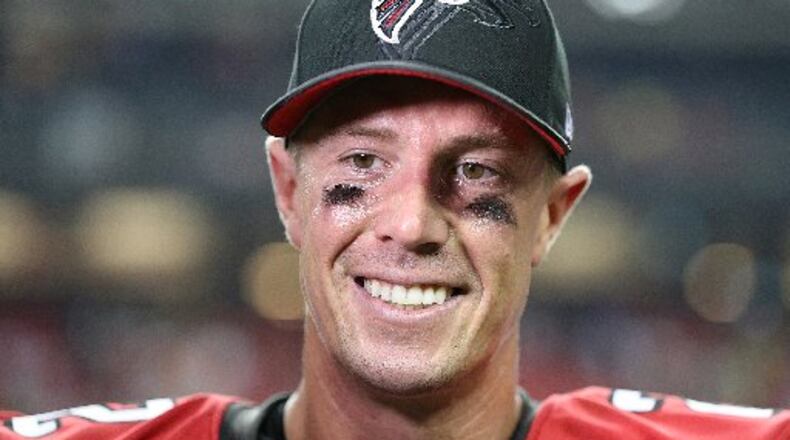 Matt Ryan and the Falcons finished. Curtis Compton/ccompton@ajc.com