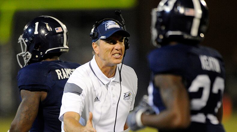 Willie Fritz is in his first year as Georgia Southern's head football coach.