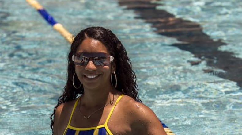 Maritza Correia McClendon won a silver medal in swimming in the 2004 Olympics in Athens. When she is not wearing the Red, White and Blue (or the Red & Black of UGA in the pool, you can find her in Sigma Gamma Rho's Blue and Gold. McClendon was recently inducted into the Georgia Aquatics Hall of Fame and was placed in the University of Georgia’s Circle of Honor.