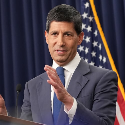 Federal Reserve Board Chairman Kevin Warsh speaks at a news conference at the Federal Reserve in Washington, Wednesday, July 29, 2026. (AP Photo/Mark Schiefelbein)