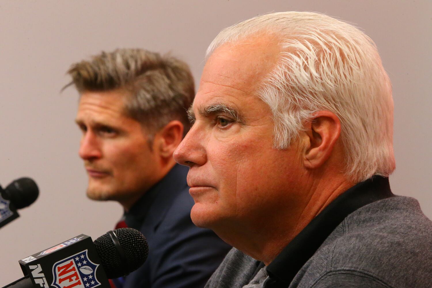 End-of-season press conference
