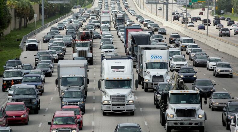 Florida residents may be considering heading north as Irma approaches. Photo: Palm Beach Post