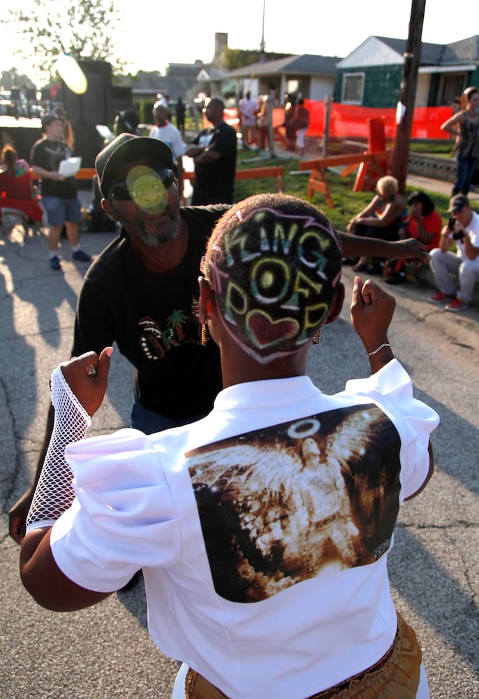 Fans celebrate Michael Jackson's birthday in Gary, Ind.