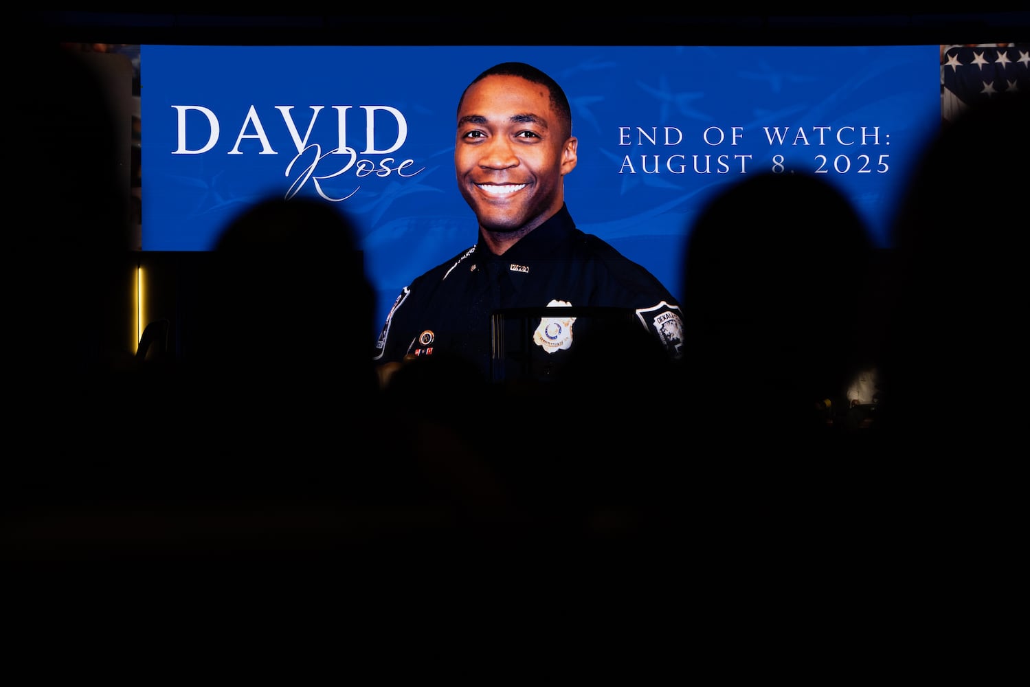 Flags fly at half-staff for slain DeKalb officer’s memorial service

