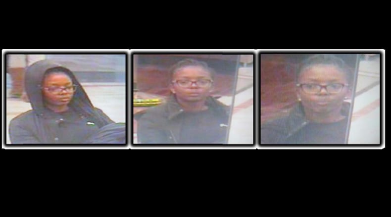 Gwinnett County police are trying to identify this woman, who allegedly used stolen credit card information while shopping at a Belk store at the Mall of Georgia