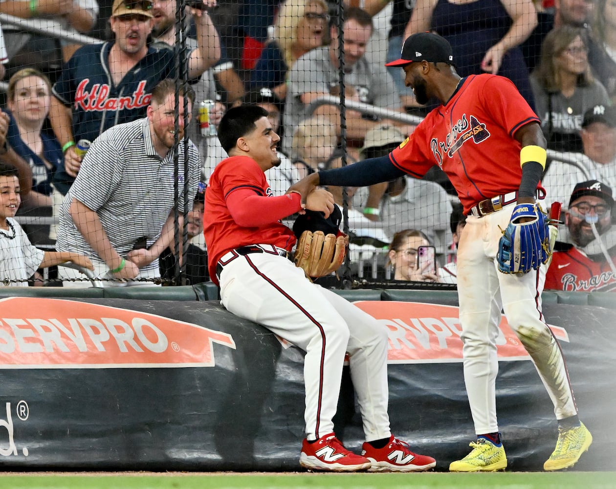 Game 1 of Braves vs Yankees