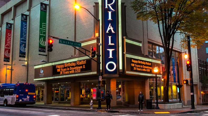 The Rialto Center for the Arts has upgrades is screen and projector systems so it can more easily hold film screenings and premieres. CONTRIBUTED/JUDY ONDREY