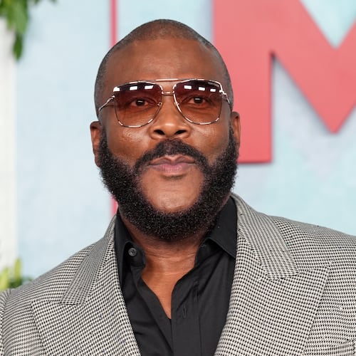 Tyler Perry, writer/director/cast member of "Why Did I Get Married Again?", arrives at a special screening of the film on Tuesday, Sept. 8, 2026, in Los Angeles. (Chris Pizzello/AP)