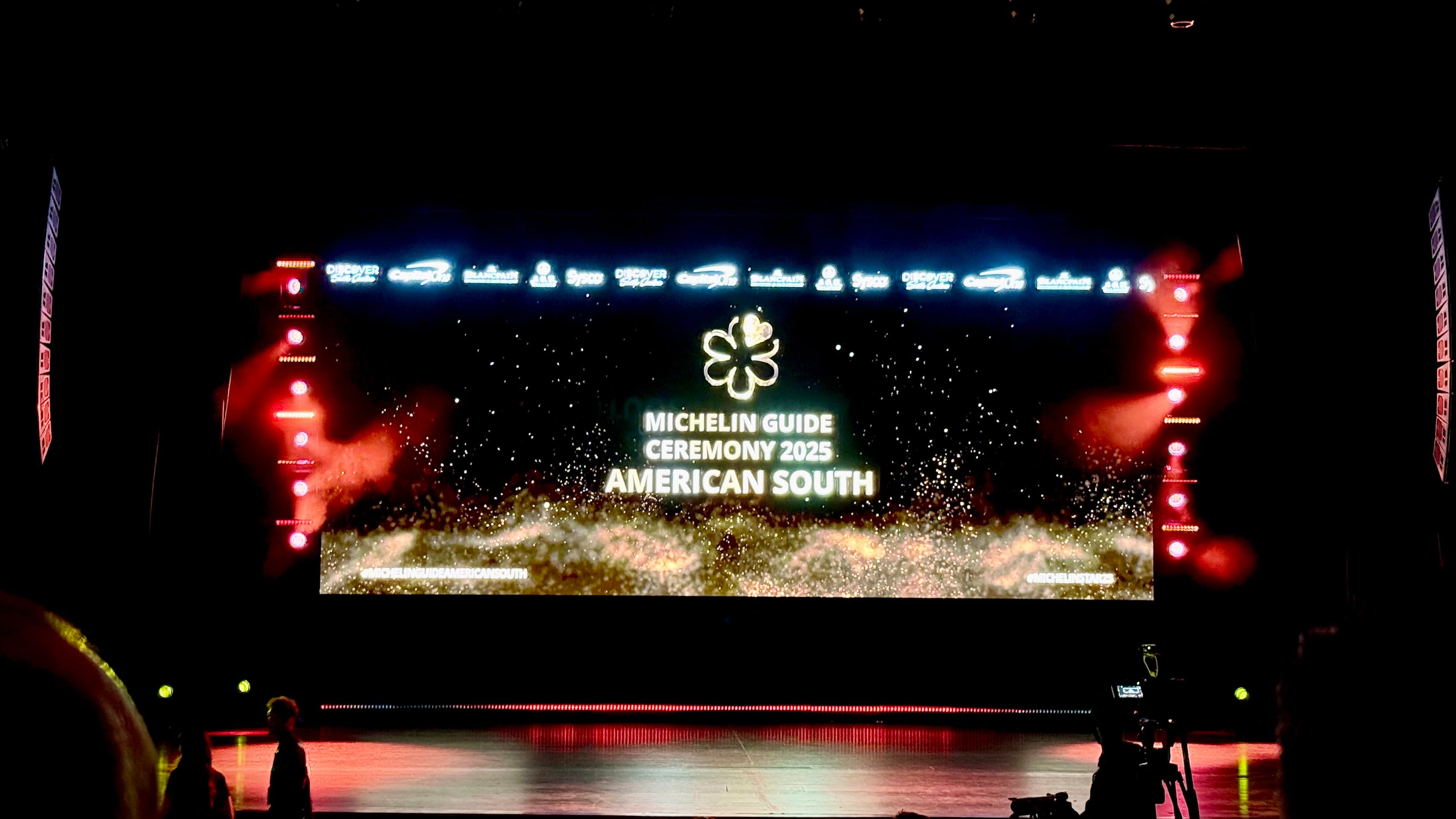 The Michelin Guide American South 2025 ceremony was held at the Peace Center Concert Hall in downtown Greenville, South Caroline. (Henri Hollis for the AJC)