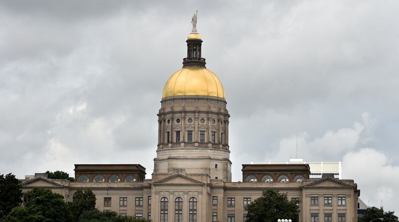 State Capitol. Gold Dome. BRANT SANDERLIN/BSANDERLIN@AJC.COM