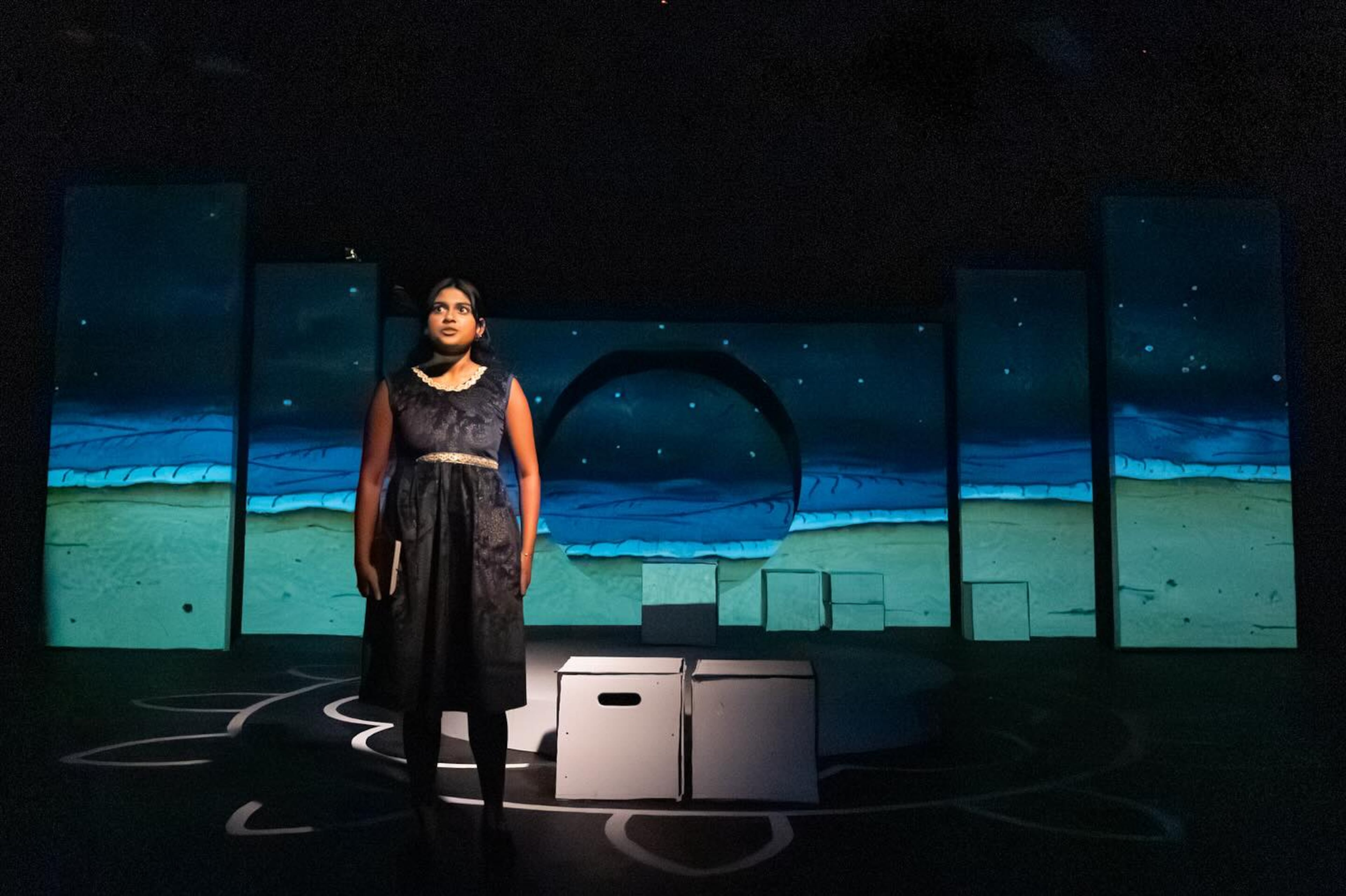 Catch a performance this weekend of Stage Door Theatre's “Orange,” which tells the story of an autistic hero. (Courtesy of Stage Door Theatre)