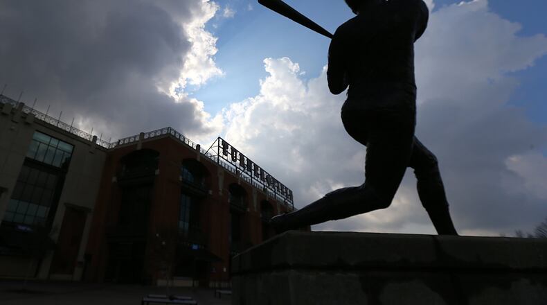 Legacy created by Hank Aaron and other Braves at Atlanta-Fulton County Stadium loomed large over Turner Field. (Curtis Compton / ccompton@ajc.com)