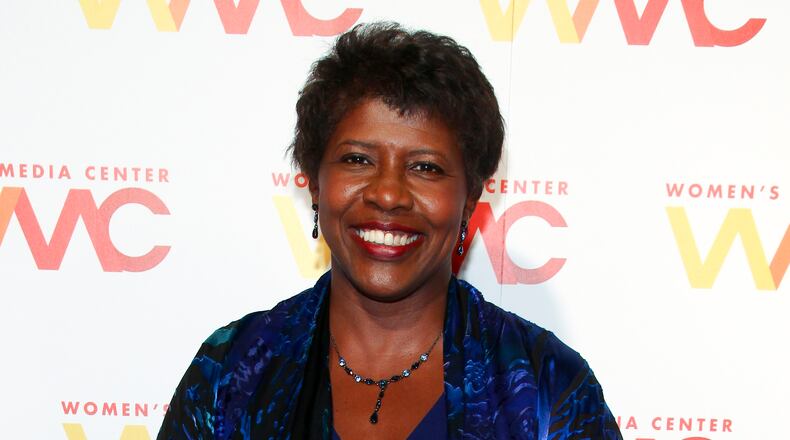 NewsHour” co-anchor Gwen Ifill attends The Women’s Media Center 2015 Women’s Media Awards in New York. Ifill died on Monday, Nov. 14, 2016, of cancer, PBS said. She was 61. (Photo by Andy Kropa/Invision/AP, File)