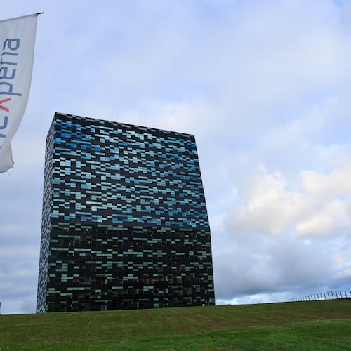 The head office of Chinese-owned chipmaker Nexperia is seen in Nijmegen, Netherlands, Tuesday, Oct. 14, 2025, after the Dutch government took control of the semiconductor company over governance shortcomings. (AP Photo/Peter Dejong)