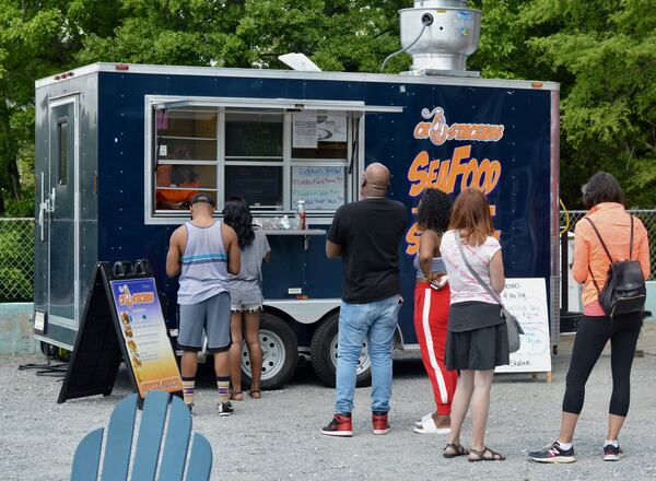 Crustaceans Seafood Station is one of the options at the Atlanta Food Truck Park & Market on Howell Mill Road. CONTRIBUTED BY HENRI HOLLIS