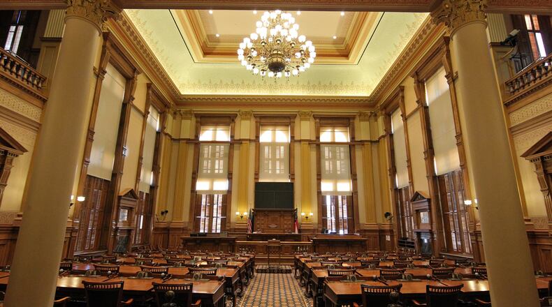 Three new senators will soon join their colleagues in the state Senate chamber when Georgia legislative session begins Monday. In all, there are 10 new legislators joining the General Assembly this year. Jason Getz jgetz@ajc.com