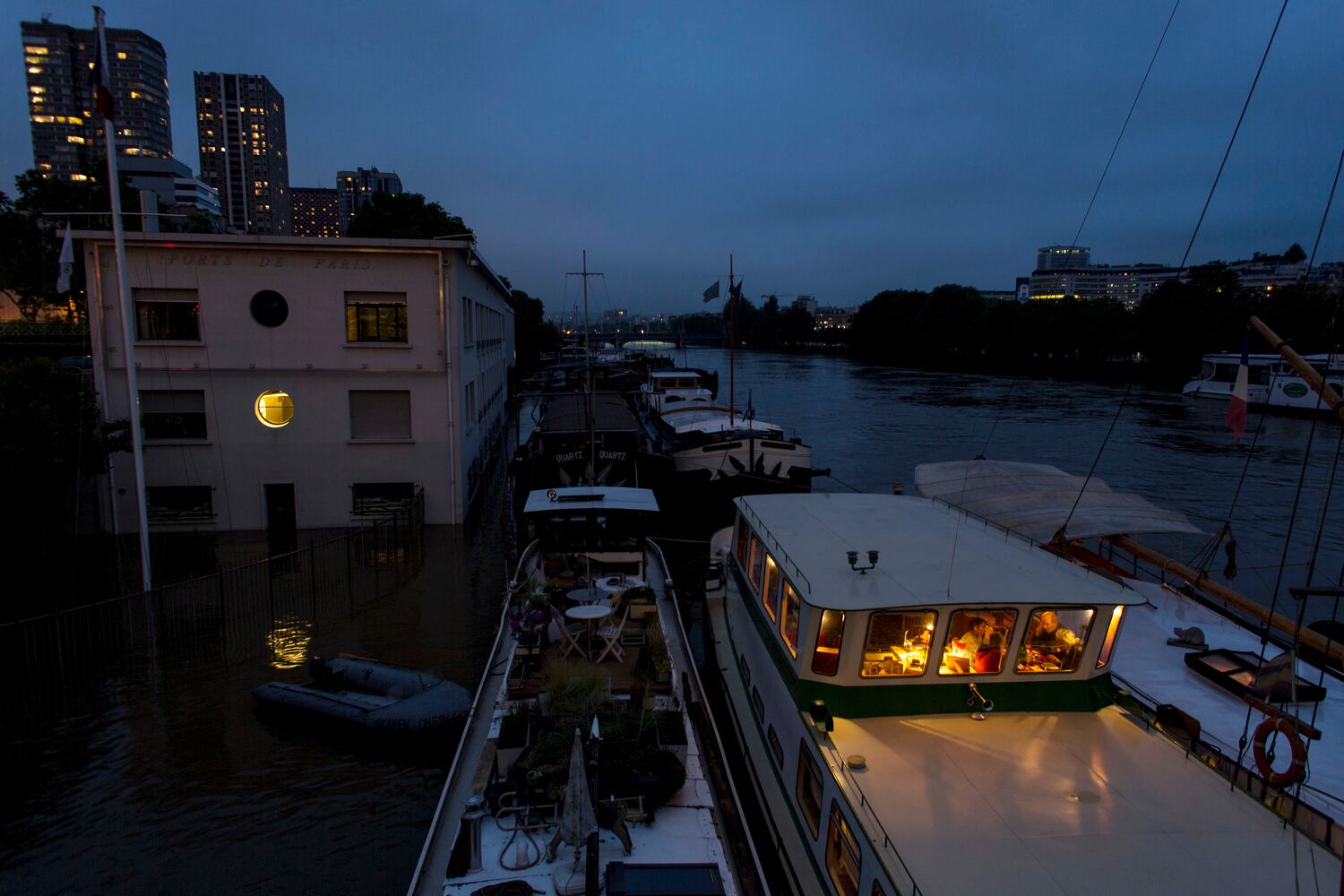 Heavy rains flood Paris