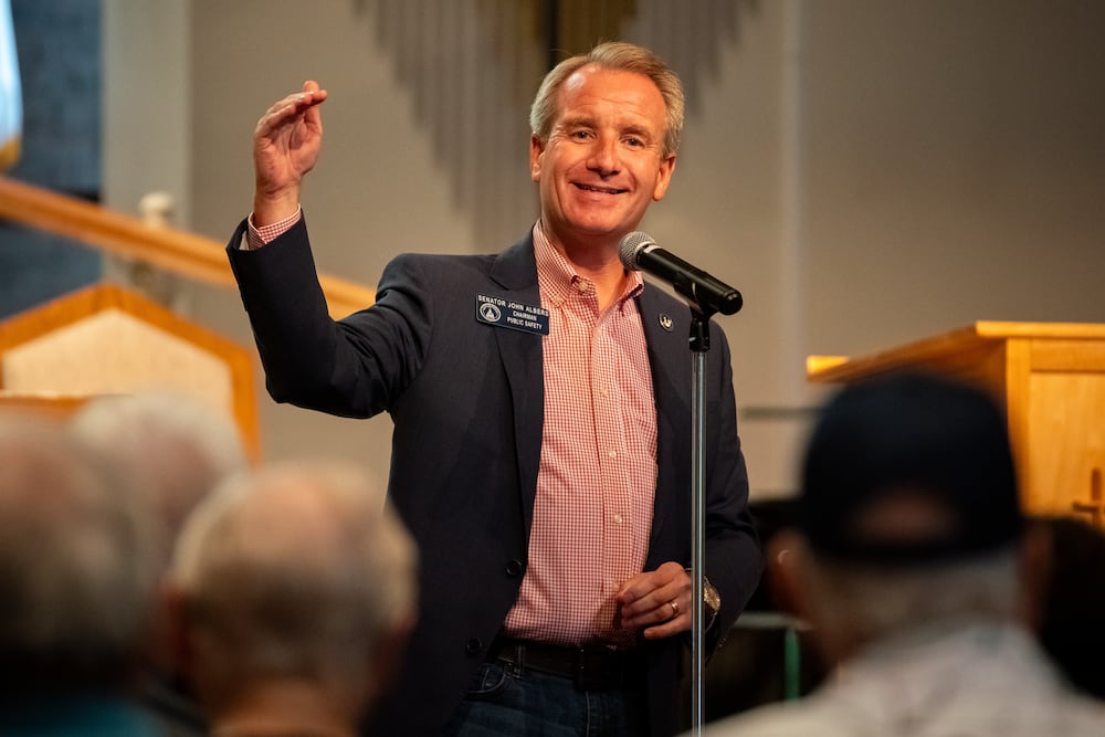 State Sen. John Albers, R-Roswell, first took office in 2011.