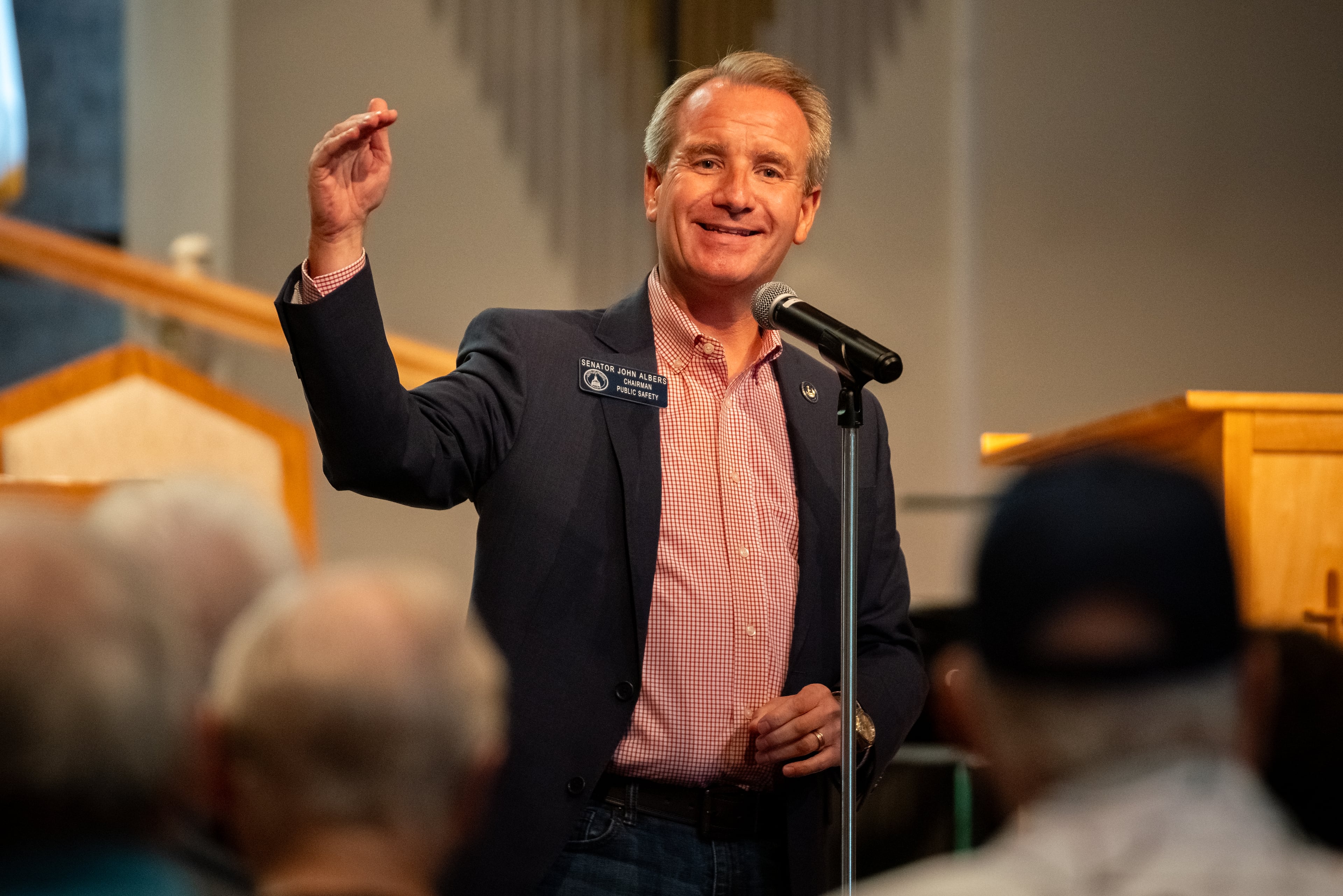 State Sen. John Albers, R-Roswell, first took office in 2011.