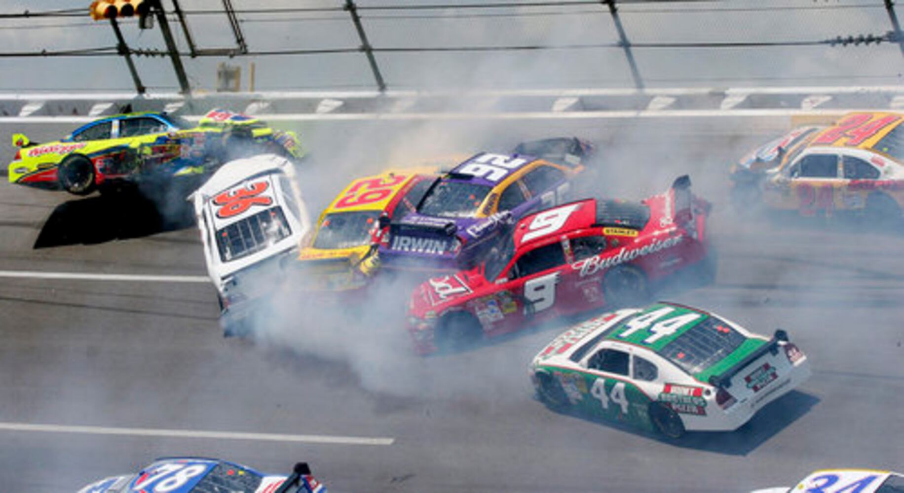 NASCAR: Wreck-filled race at Talladega