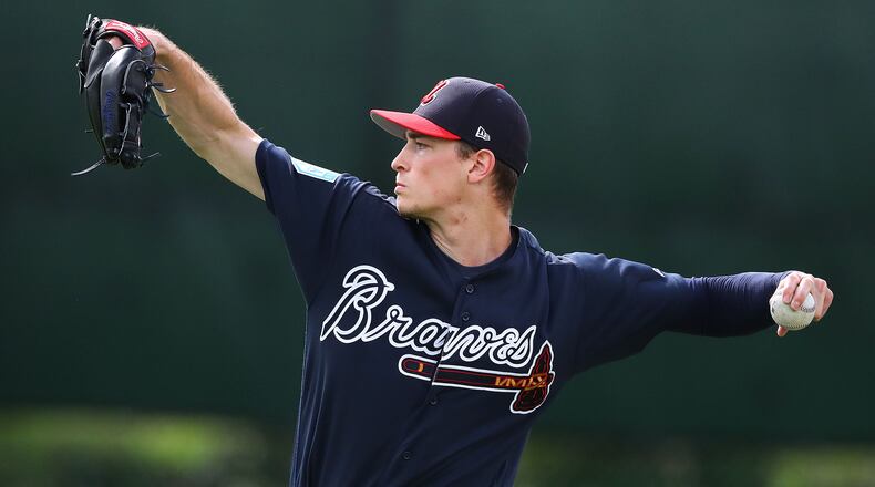 Braves lefthander Max Fried. (Curtis Compton/ccompton@ajc.com)