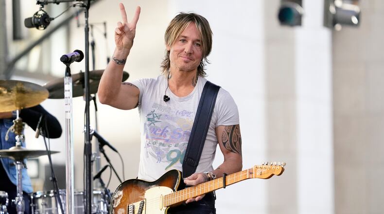 Keith Urban performs on NBC's Today show at Rockefeller Plaza on Thursday, June 30, 2022, in New York. (Photo by Charles Sykes/Invision/AP)