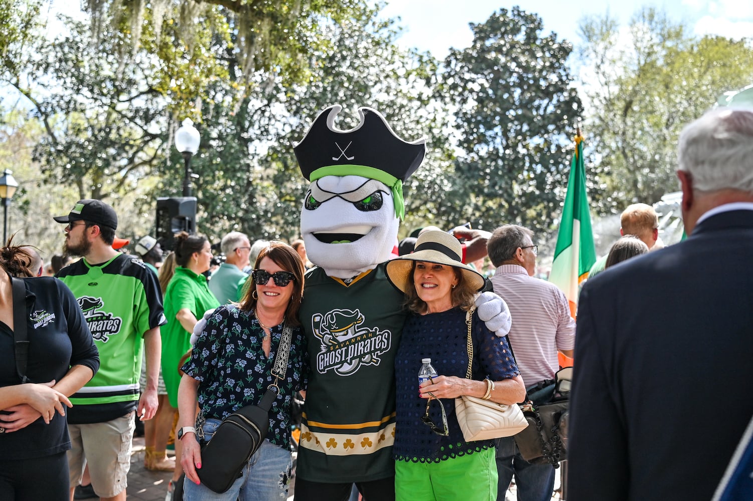 Greening of Forsyth Park Fountain