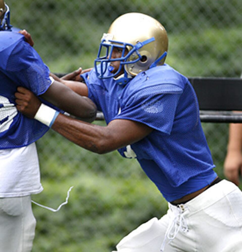 High school football: McEachern at practice