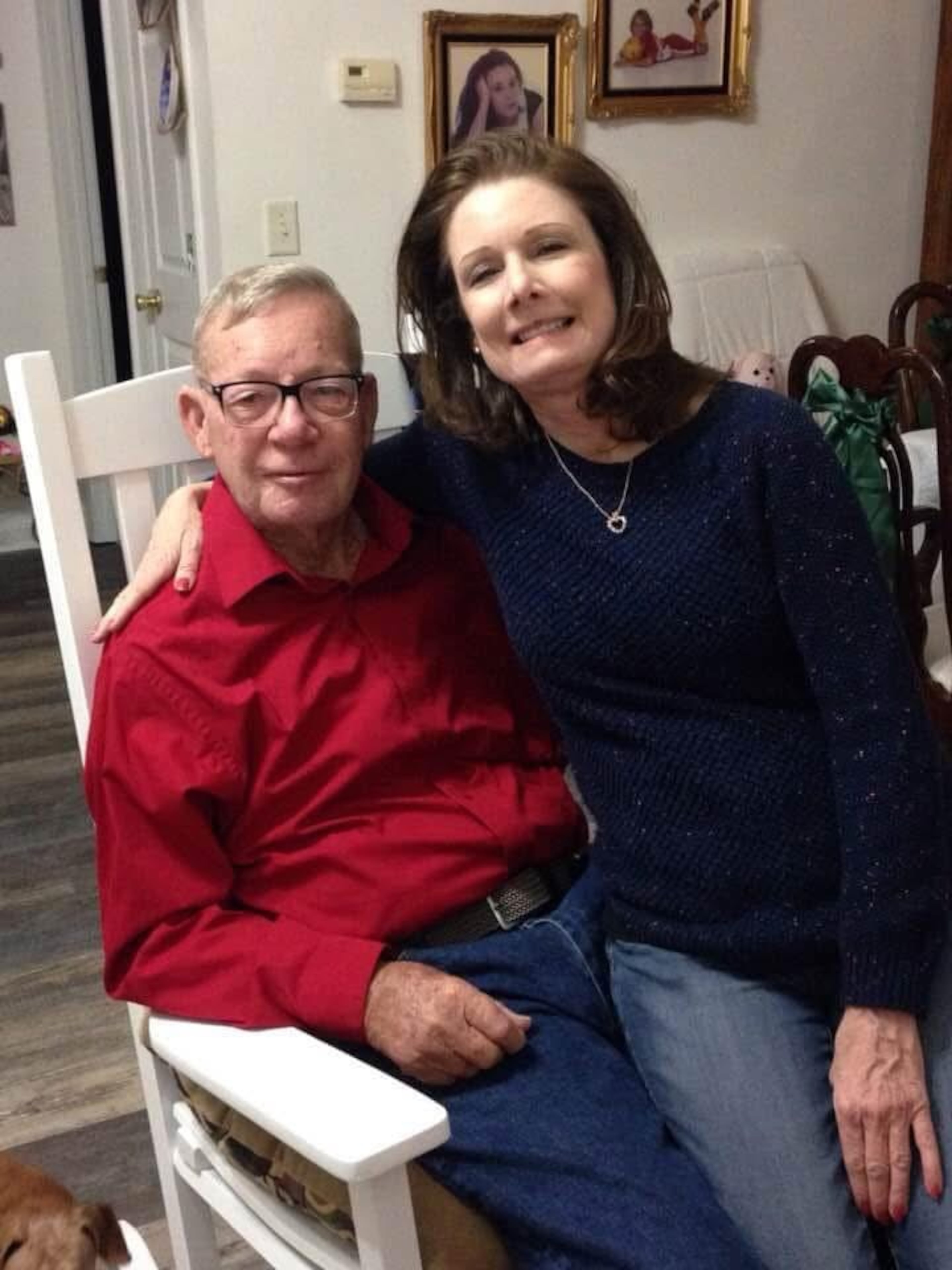 Donna Roye and her father. (Courtesy)