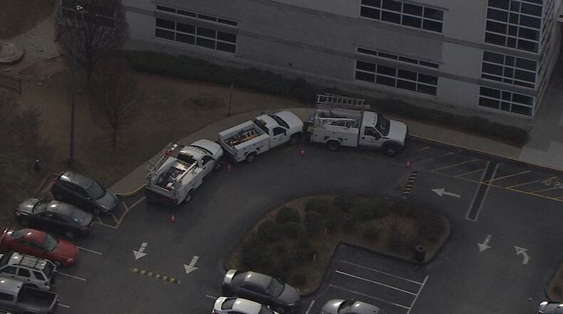 Officials said the gas odor was due to a malfunctioning part on a gas meter.