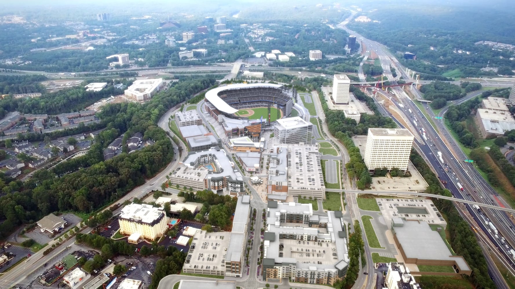 Braves’ partners to soon start pre-leasing apartments at SunTrust Park