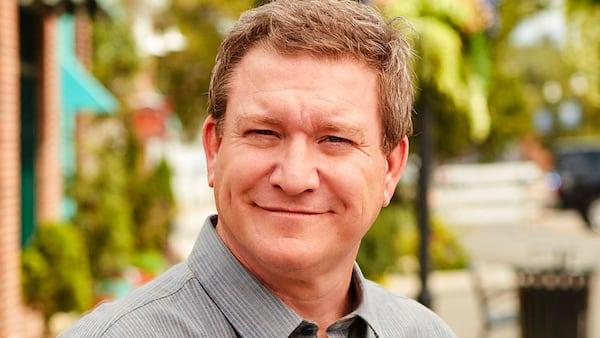 This undated photo provided by the Disney Channel on Saturday, Dec. 15, 2018 shows Stoney Westmoreland as Henry "Ham" Mack in Salt Lake City. In a statement Saturday, Disney announced that the 48-year-old Westmoreland had been dropped from the sitcom “Andi Mack,” on which he plays the grandfather of the teen-age title character. He was arrested for allegedly attempting to have a sexual relationship with an online acquaintance he believed was 13.